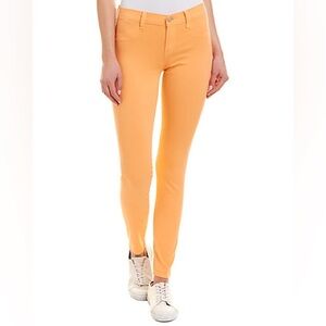 J Brand 485 Peachy Midrise Super Skinny Leg, Peach, SIZE: 28